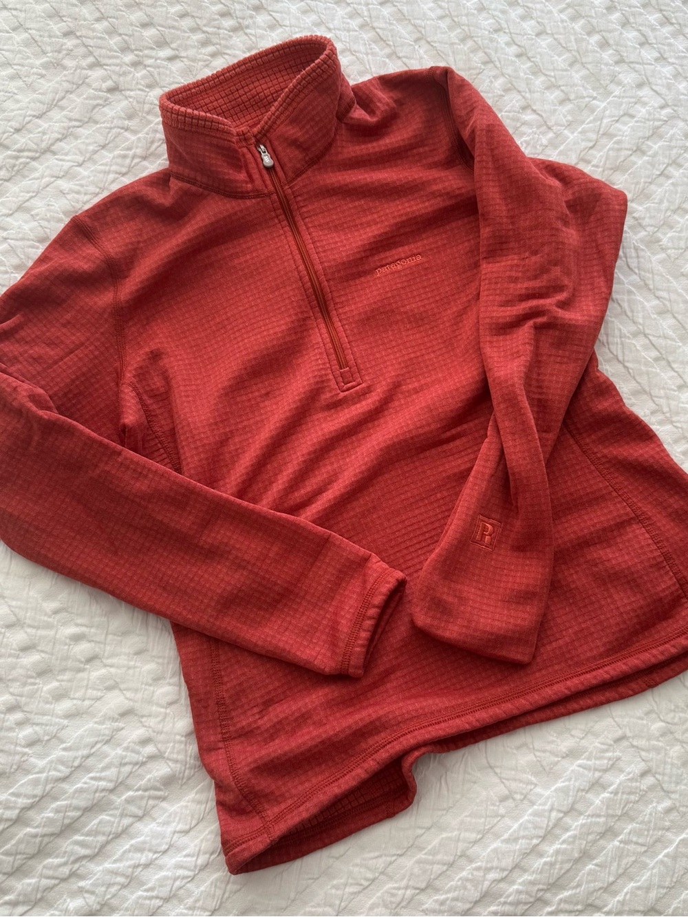 Patagonia Women's Half-Zip Waffle Pullover - Rust